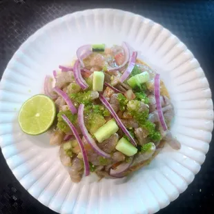 Tostadas aguachile