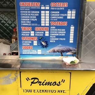 Ceviche de Camaron Agua Chile