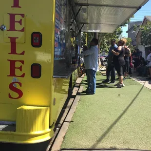 Wait your turn and prep yourself for bomb food!