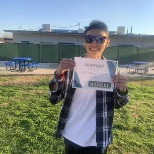 FFA certificate from Primos store!