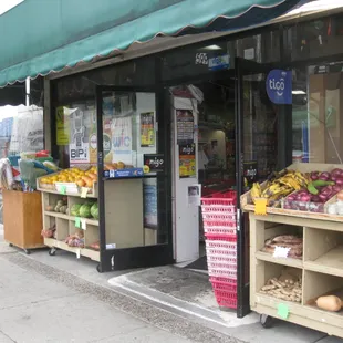 the outside of the store