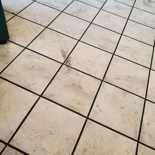 dirty floor