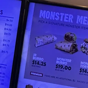 The menu reflects 14.25  The receipt shows 16.25