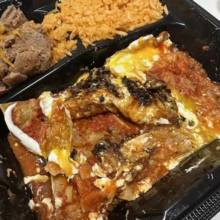 Chilaquiles w/ burnt char