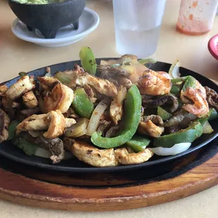 The Tejanos Fajitas were huge!