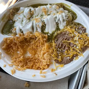 Enchiladas Verdes