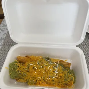 a takeout container