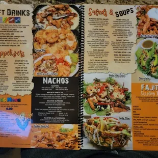Nacho grande menu