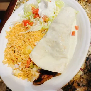 Lunch #13 - Fajita Burrito