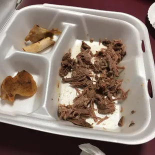 Esto es lo que sobro de mi rica viria de chivo