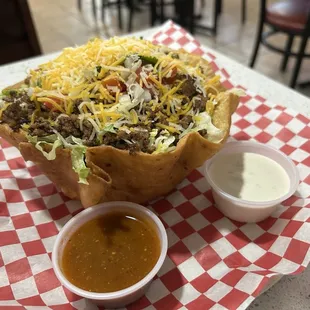 Superb Taco Salad-5 Stars!