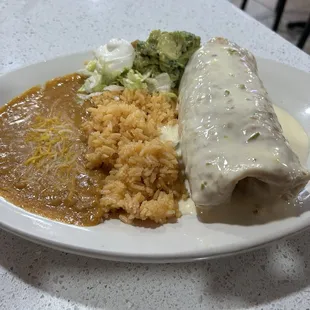 Burrito Mojado Combo - 5 stars Excellent!