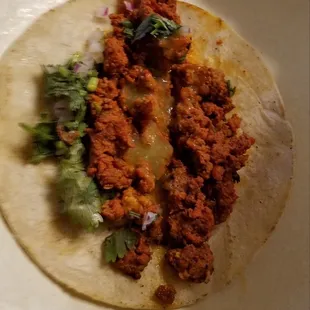 This is the Pastor taco