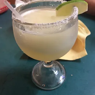 Large frozen margarita