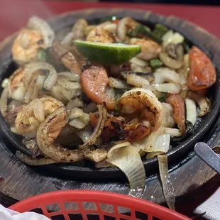 Shrimp poblano