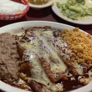 Enchilada plate