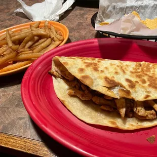 Awesome chicken quesadilla