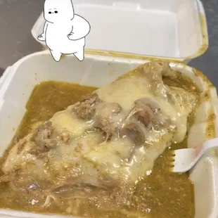 15. Chile Verde Burrito