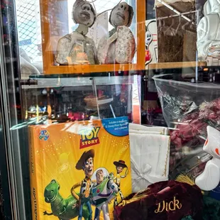 Family depicted in clay and toys available