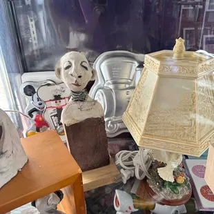 Vintage decor and One of a kind clay art.