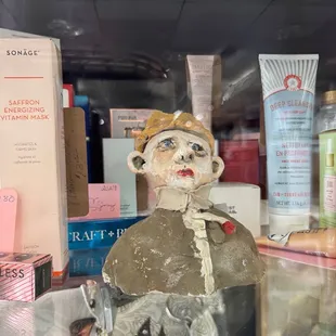 A king surrounded by products to help make you fit for royalty.