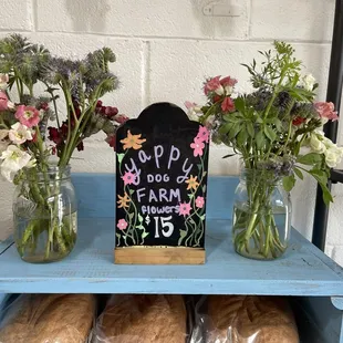 Cute sign, have some great day old bread prices. Sorry we ate all we got too fast!