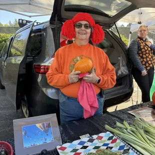 Picking up some produce
