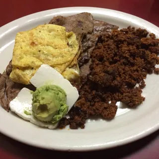 Huevos con Bistec