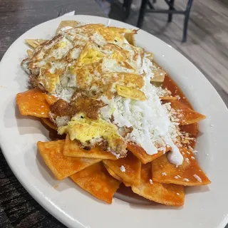 Chilaquiles with Sunny Eggs