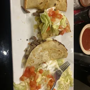 Deep fried steak tacos