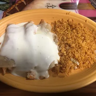 Shrimp and Crab Meat Stuffed Enchiladas