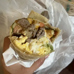 Ca breakfast burrito