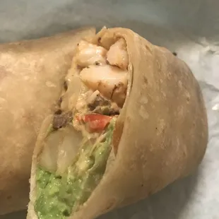 Surf and Turf Burrito!