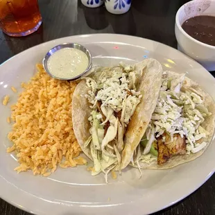 Fish Tacos (Lunch Menu)