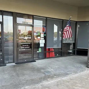 outside