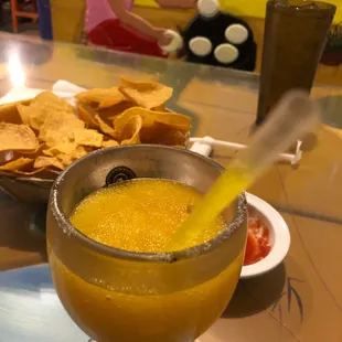 Mango Margarita kinda weak but it's ok. It is only Wednesday
