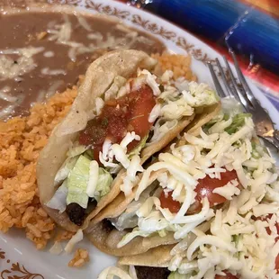 The ground beef tacos are my favourite!