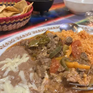Steak ranchera, delicious!