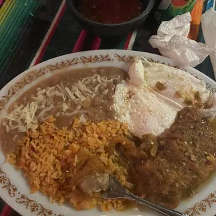 Chicharrón we added a order of egg