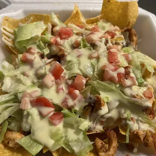 Grilled Chicken Nachos