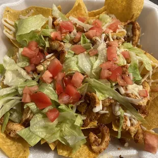 Grilled Chicken Nachos