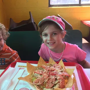 Taco salad. Yummy! Great service too
