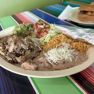 Carnitas plate