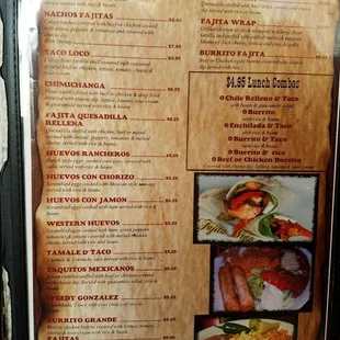 Los Rodeos of Danville Menu Page 6, May 2017