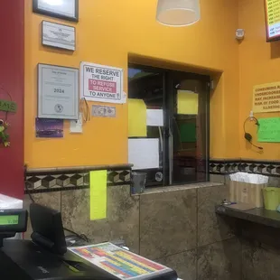 Inside - everything clean