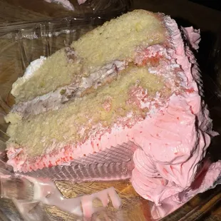 Strawberry tres leche cake