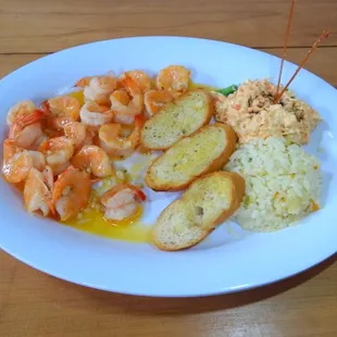 Garlic butter shrimp