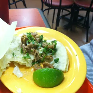 Taco de tripa