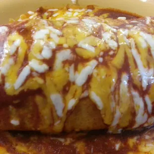 The Works Burrito.....freaking HUGE!