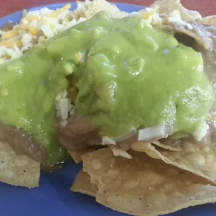 Complimentary chips.